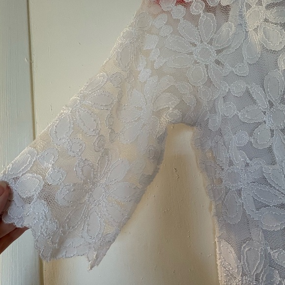 Rabbit Rabbit Rabbit White Lace Dress - Picture 3 of 6